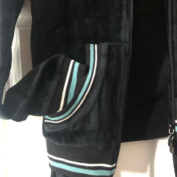 COPY - BCBG maxazria  Medium Black Women’s track suit BCV04211P New Hoodie/pant… - Picture 4 of 16